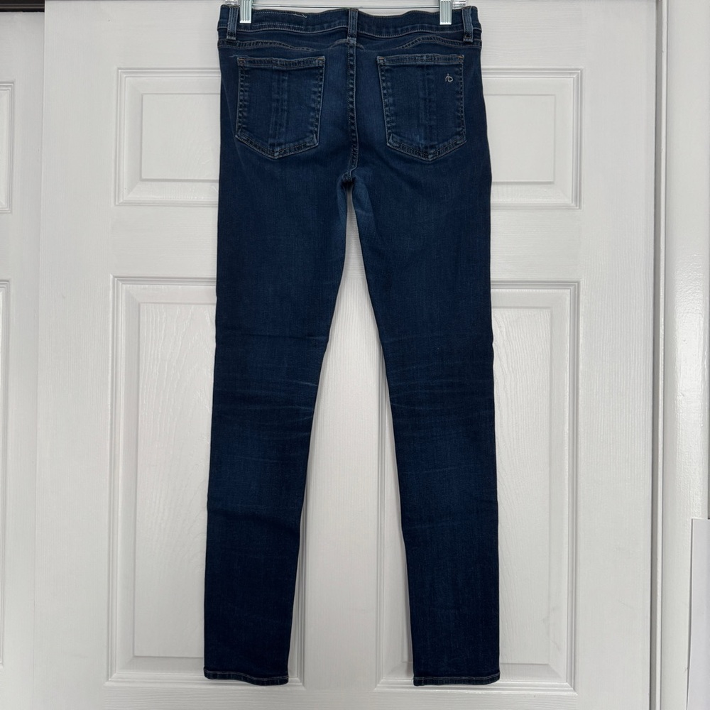RAG & BONE | high rise blue / bruin denim jeans SIZE 29 - Picture 3 of 10